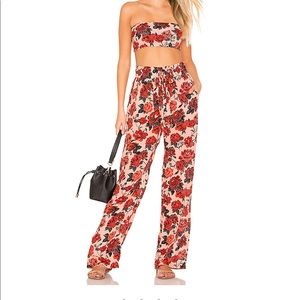 Beach Riot Harlow Pant in Rose